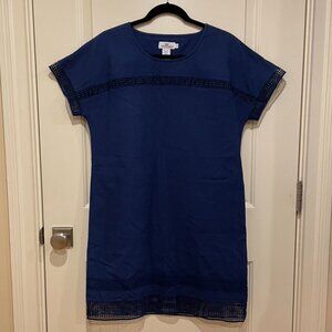 Vineyard Vines Crochet Lace Trim Short Sleeve Dress